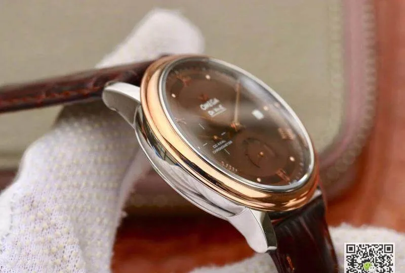 Omega De Ville Prestige 424.23.40.20.13.001 TW Factory 1:1 Best Edition Replica Watch Swiss ETA2824 Brown Dial